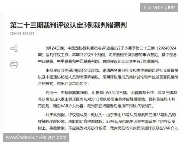 足球裁判解释误判原因 足球裁判解释误判原因